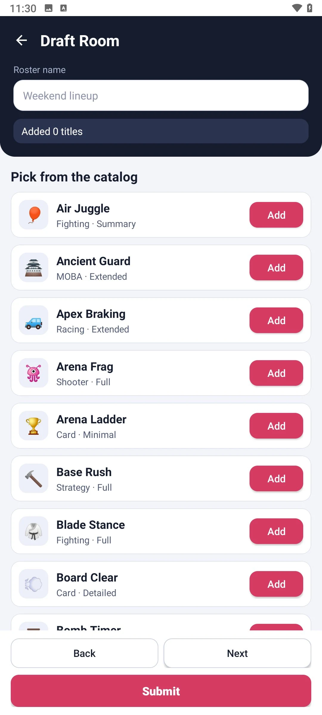 Meta Arena screenshot